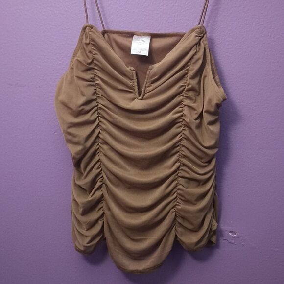 EUC Brown Dress Up Tank - Picture 1 of 4